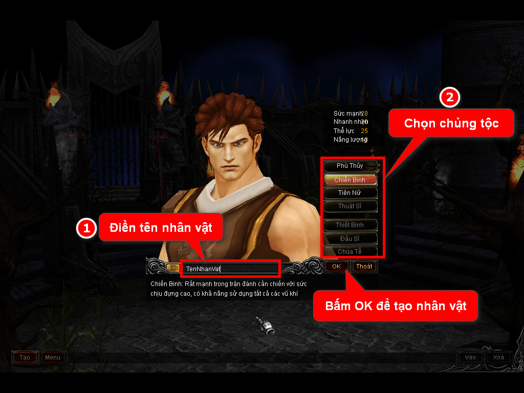Chức năng chính của Game MU Minh Long Chức năng chính của Game MU Minh Long